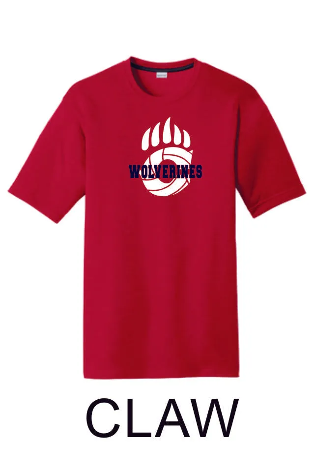 Chap Volleyball Sport-Tek Unisex Wicking Tee -4 designs