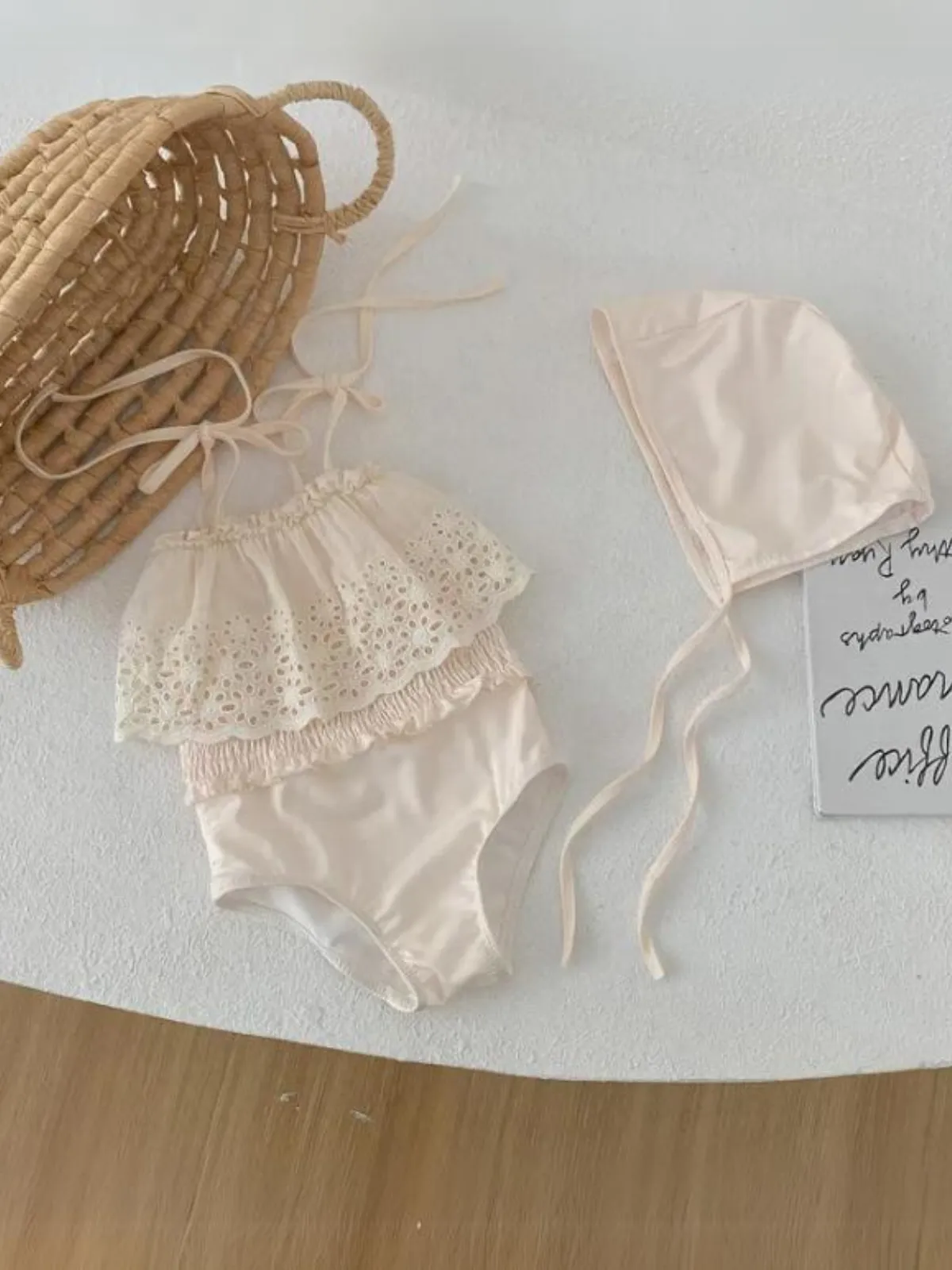 Charming Summer Floral Lace One Piece Swimsuit