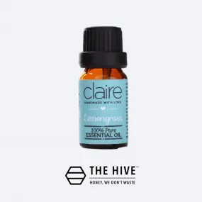 Claire Organics Lemongrass Essential Oil (10ml) Claire Organics Lemongrass Essential Oil (10ml)