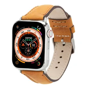Classic Band for Apple Watch 44mm / 45mm, Golden Brown, Silver Hardware Classic Band for Apple Watch 44mm / 45mm, Golden Brown, Silver Hardware