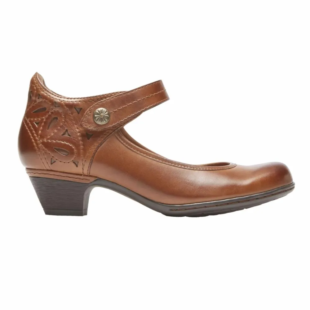 Cobb Hill ABBOTT ANKLE STRAP ALMOND/LEATHER