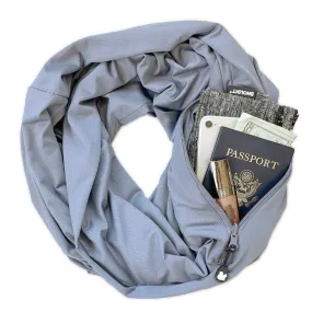 Convertible Infinity Scarf with Pocket™ | Ice Silk Grey Convertible Infinity Scarf with Pocket™ | Ice Silk Grey