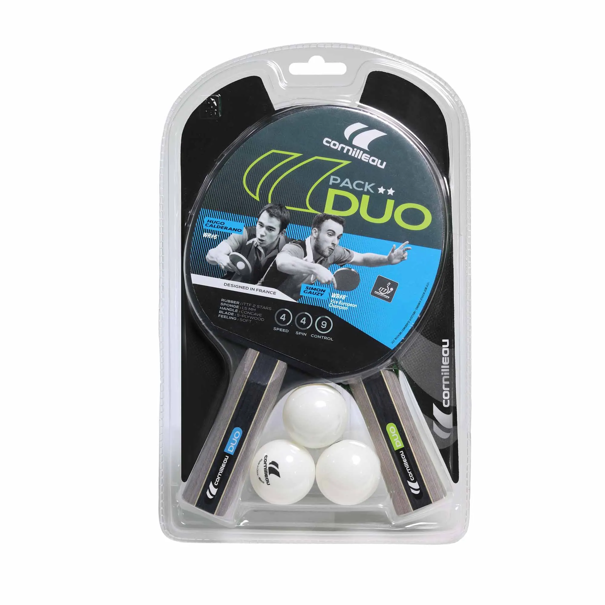 Cornilleau Bat and Ball Duo Sport Gatien Set