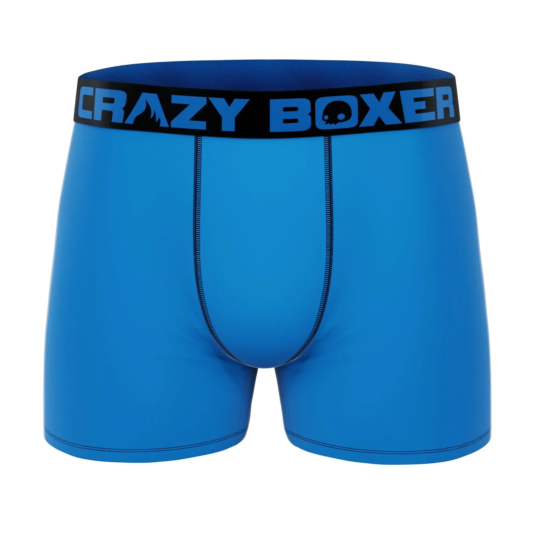CRAZYBOXER Blue & Red Men's Boxer Briefs (2 Pack)