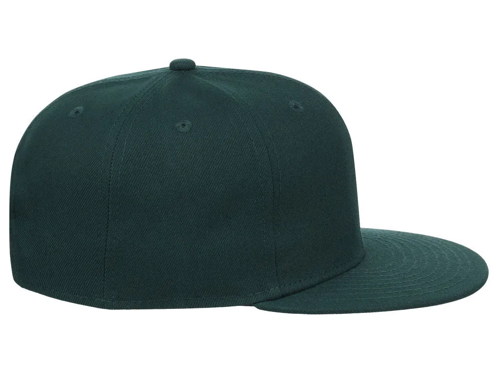 Crowns By Lids Dime Snapback Cap - Dark Green
