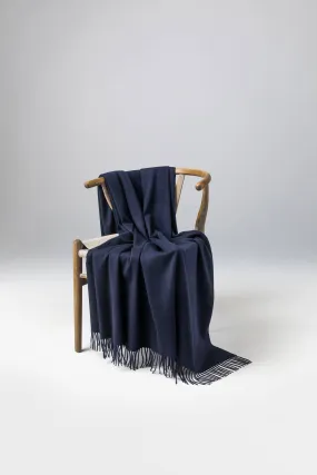 Dark Navy Cashmere Throw Dark Navy Cashmere Throw