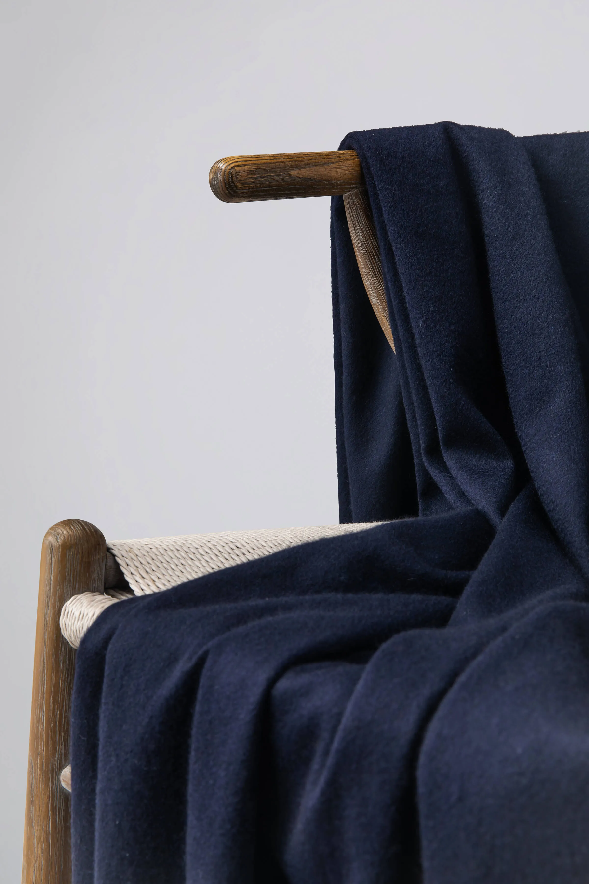 Dark Navy Cashmere Throw