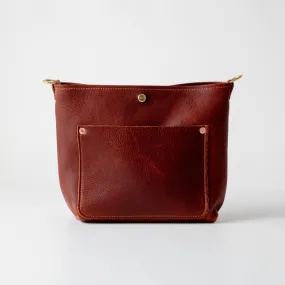 Dark Tan Bulldog Crossbody Travel Tote Dark Tan Bulldog Crossbody Travel Tote