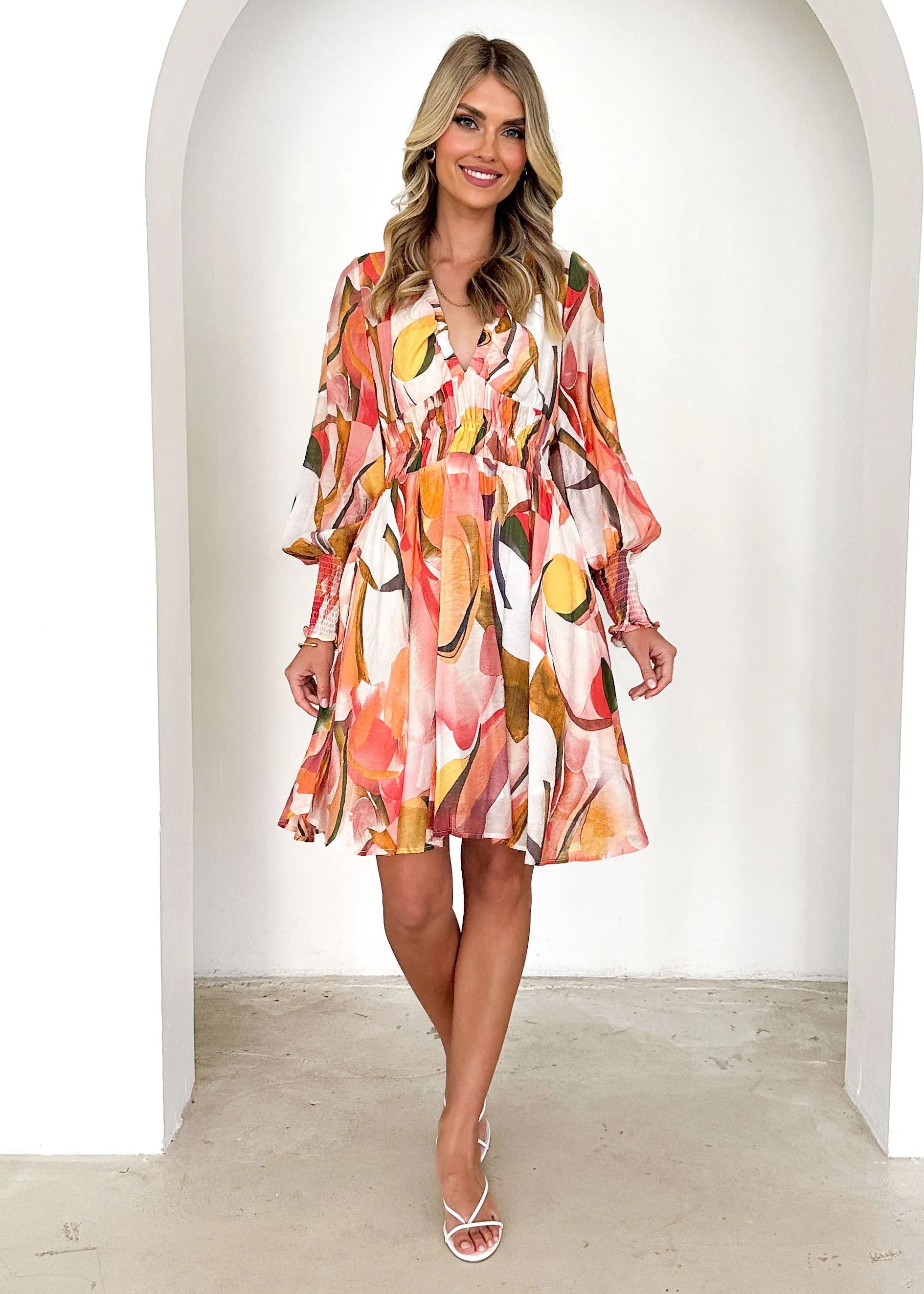 Darloe Dress - Blush Mirage