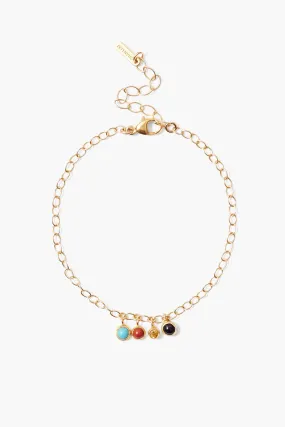 Delilah Charm Bracelet Multi Mix Delilah Charm Bracelet Multi Mix