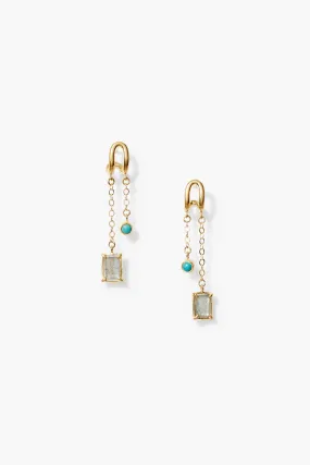 Delilah Drop Earrings Labradorite Mix Delilah Drop Earrings Labradorite Mix