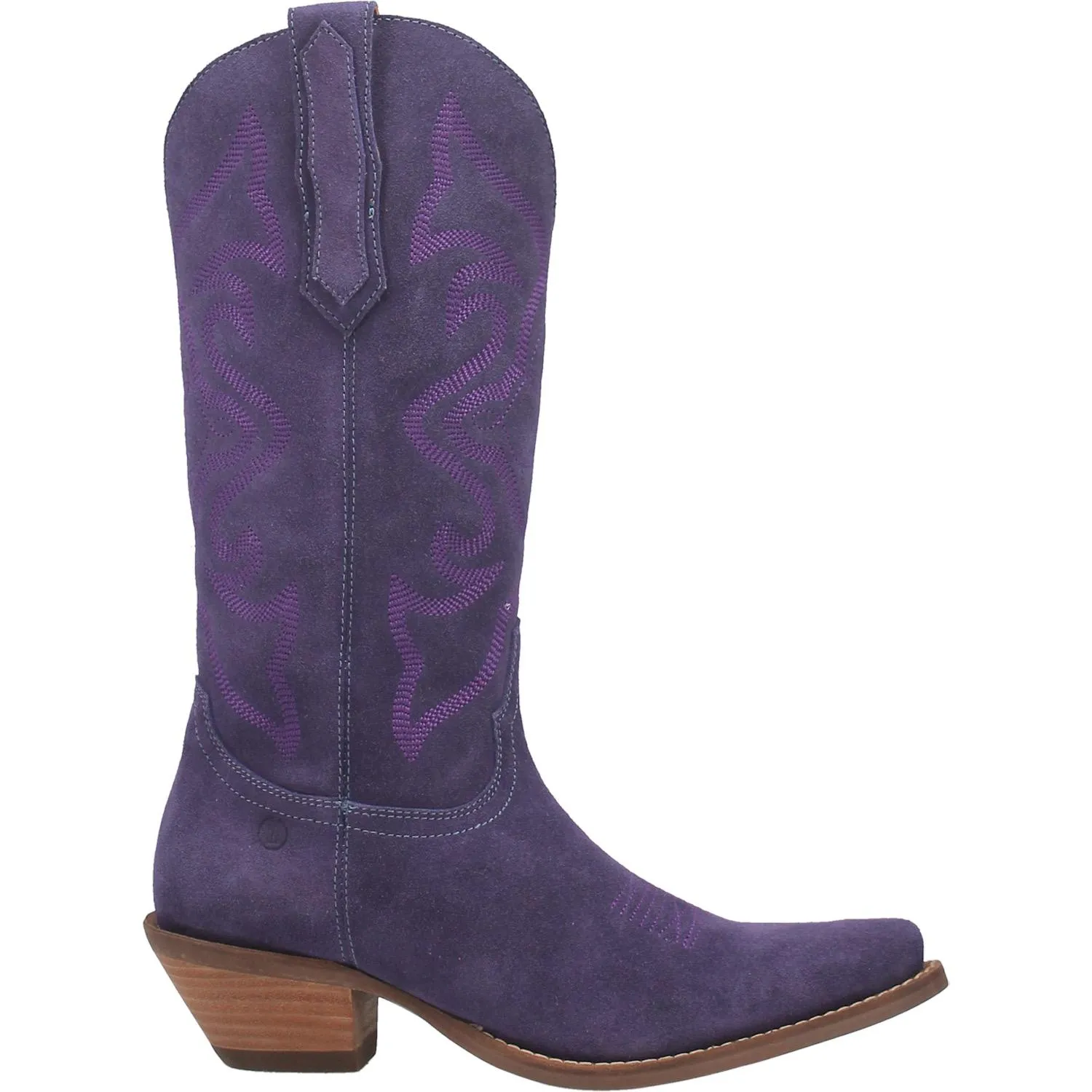 *DISCONTINUED* Dingo | Out West Suede Cowboy Boots in Plum Purple | Last Chance Size 8.5