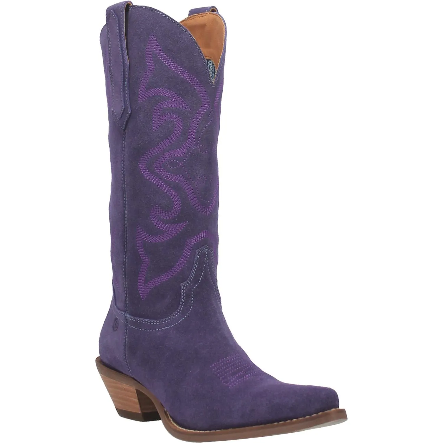 *DISCONTINUED* Dingo | Out West Suede Cowboy Boots in Plum Purple | Last Chance Size 8.5