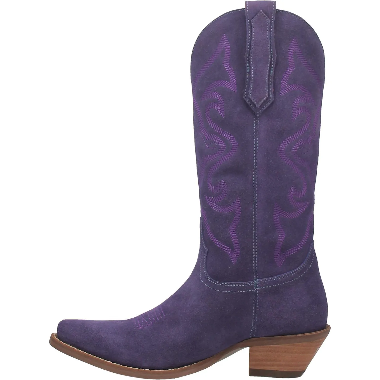 *DISCONTINUED* Dingo | Out West Suede Cowboy Boots in Plum Purple | Last Chance Size 8.5