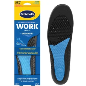 Dr. Scholl's Comfort & Energy Work Insoles with Massaging Gel Men's Dr. Scholl's Comfort & Energy Work Insoles with Massaging Gel Men's