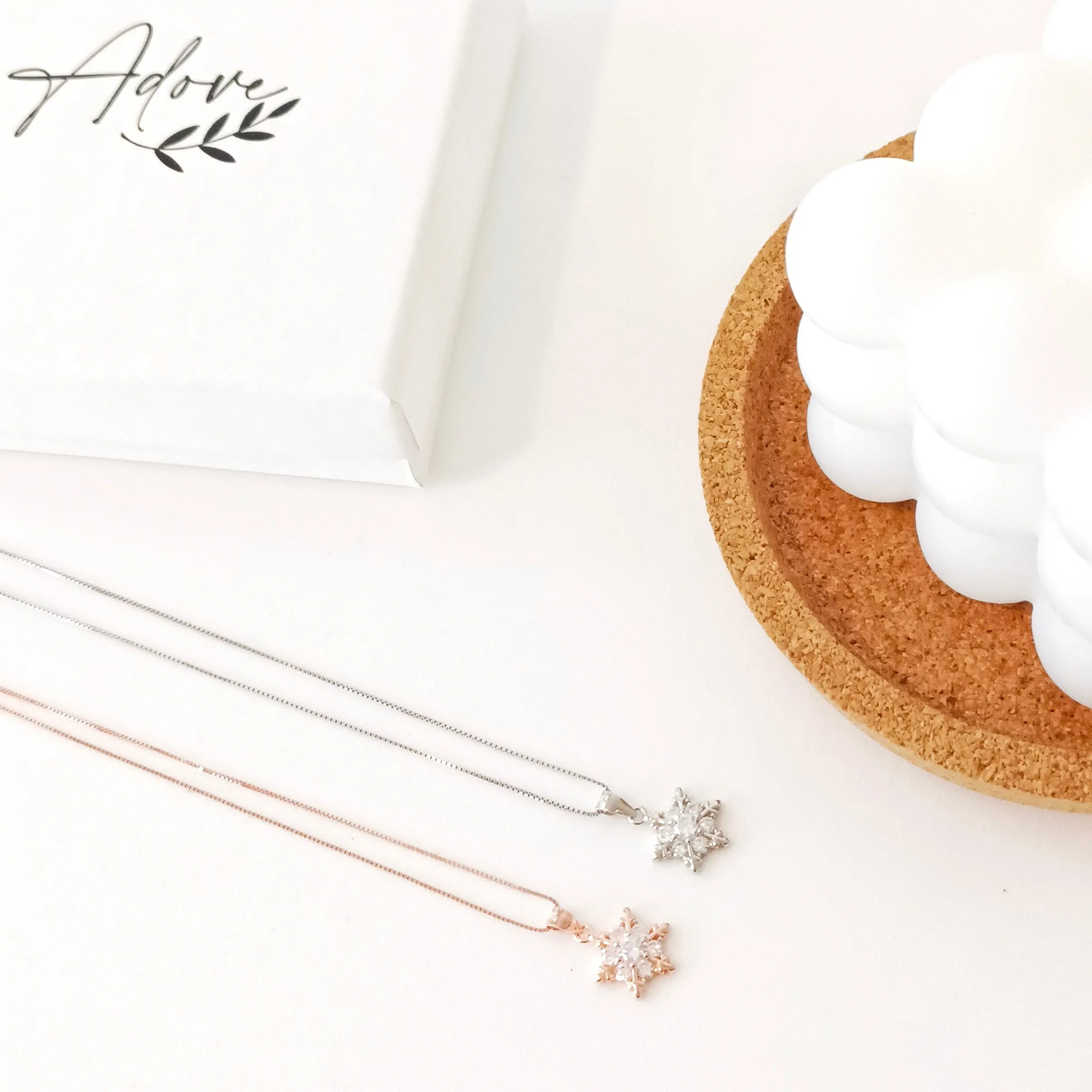 Eira Snow Flake Necklace