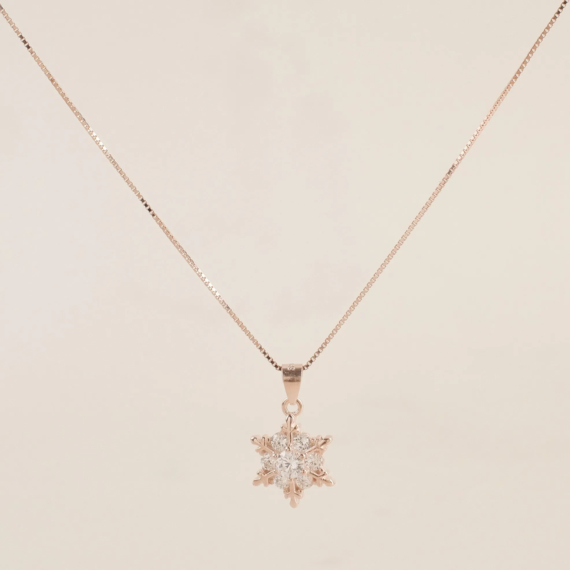 Eira Snow Flake Necklace