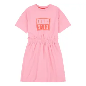 ELLE Girls Plumeria Pink Block Logo Dress ELLE Girls Plumeria Pink Block Logo Dress