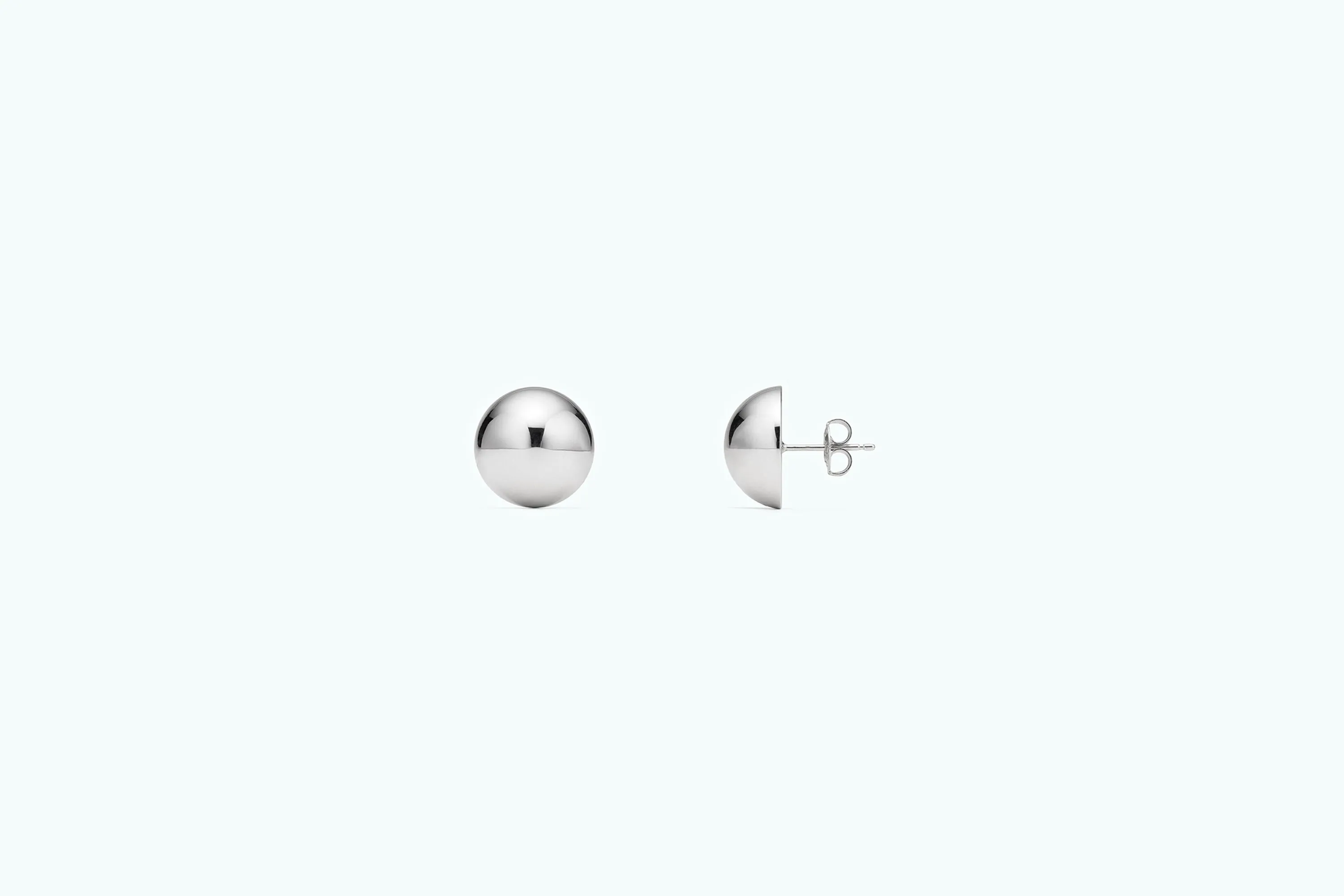 Essential Silver Ball Earring (Silver)