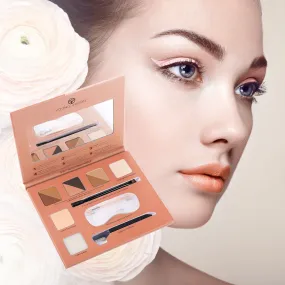 Eyebrow Corrector Waterproof Makeup Palette with Highlighter Brow Brush Eyebrow Corrector Waterproof Makeup Palette with Highlighter Brow Brush