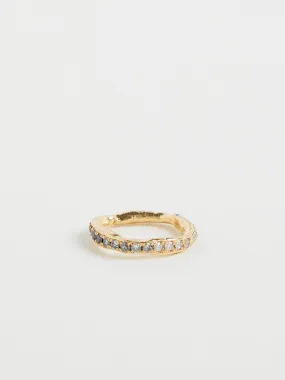 Faded Atlas Band in 18k Yellow Gold with Black, Grey and White Diamonds Faded Atlas Band in 18k Yellow Gold with Black, Grey and White Diamonds