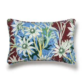 Flannel Flower Sky 30x50 Cushion Cover Flannel Flower Sky 30x50 Cushion Cover
