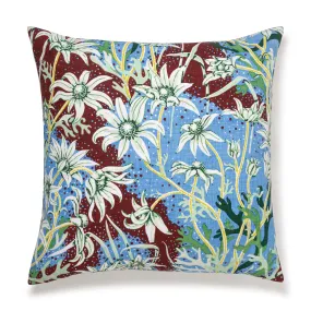 Flannel Flower Sky 60x60 Cushion Cover Flannel Flower Sky 60x60 Cushion Cover