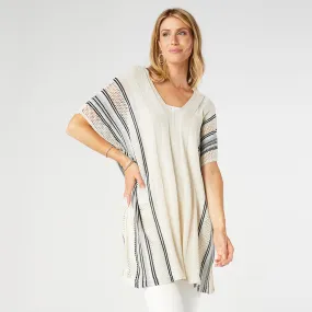 Flint Knit Poncho - Oatmeal Flint Knit Poncho - Oatmeal