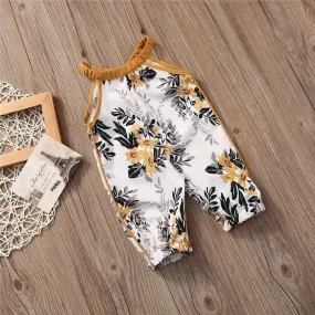 Floral Summer Sleeveless Jumpsuit u1 Floral Summer Sleeveless Jumpsuit u1