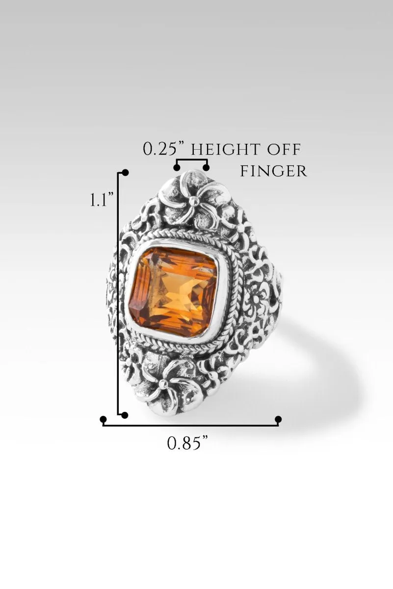 Flowering Wisdom™ Ring in Citrine