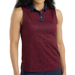 Freedom Floral Sleeveless Polo Freedom Floral Sleeveless Polo