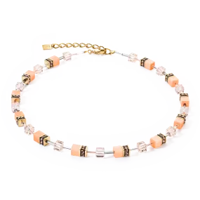 GeoCUBE® Iconic Mono Gold necklace Apricot Crush GeoCUBE® Iconic Mono Gold necklace Apricot Crush