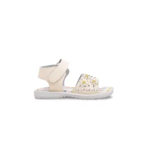 Girls Cream Casual Sandal KD7783 Girls Cream Casual Sandal KD7783