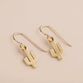 Gold Cactus Earrings Gold Cactus Earrings