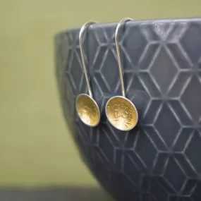 Golden Blossom Cup Drop Earrings Golden Blossom Cup Drop Earrings