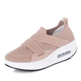 Groovywish Casual Orthopedic Slip On Ladies Walking Shoes Groovywish Casual Orthopedic Slip On Ladies Walking Shoes