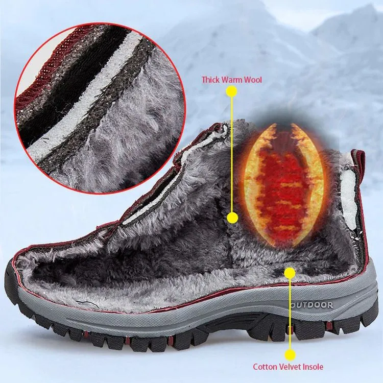 Groovywish Women Shoes Fur Anti-slip Orthopedic Snow Boots