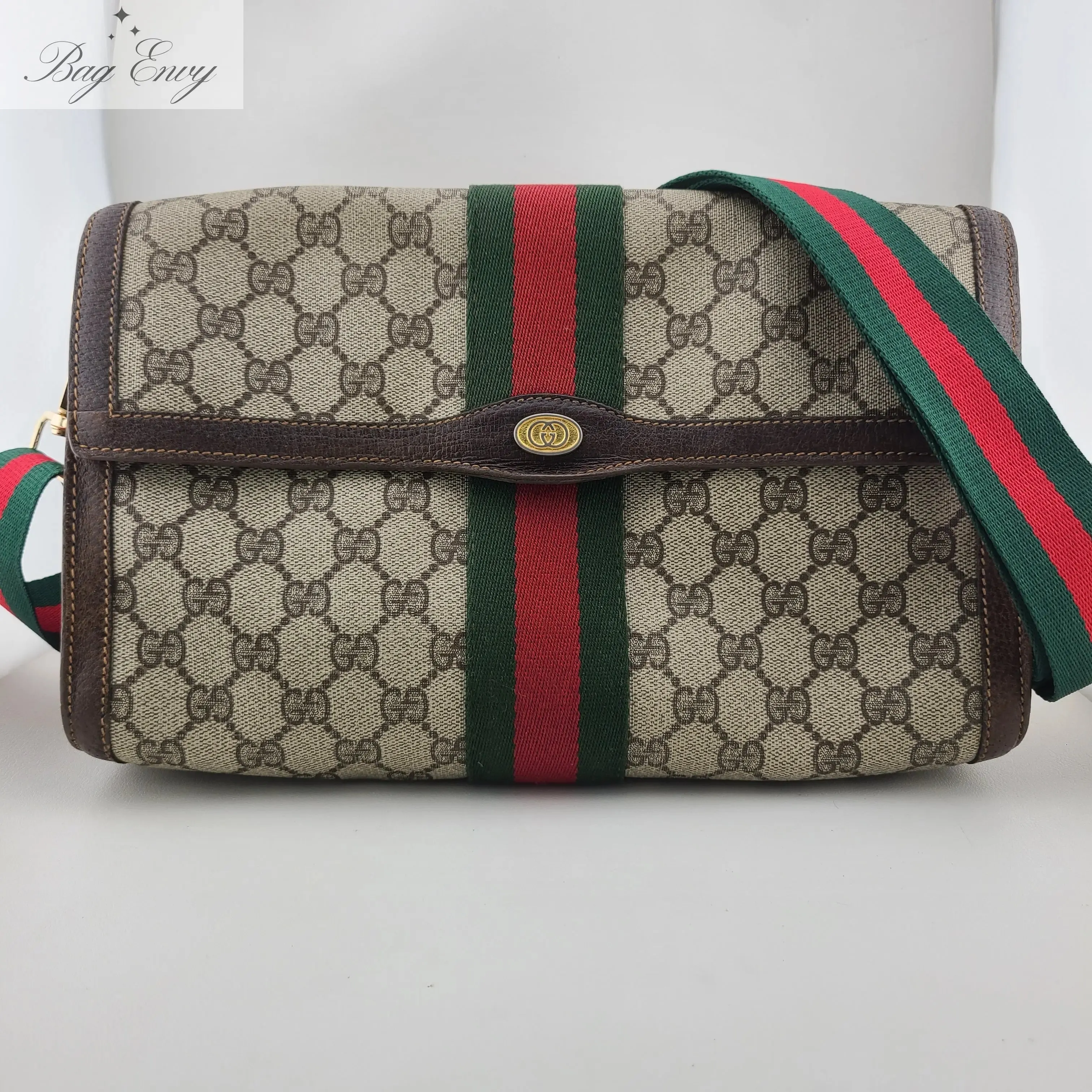 GUCCI Large Ophidia Clutch with Unbranded Strap