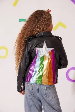 Happy Rainbow Star Vegan Leather Happy Rainbow Star Vegan Leather