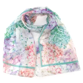 Hydrangea ladies Fashion Scarf Hydrangea ladies Fashion Scarf