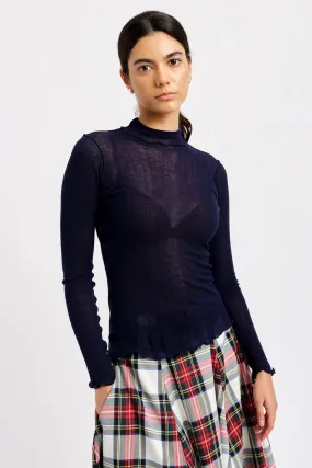 Jane Longsleeve Turtleneck Navy Blue Jane Longsleeve Turtleneck Navy Blue