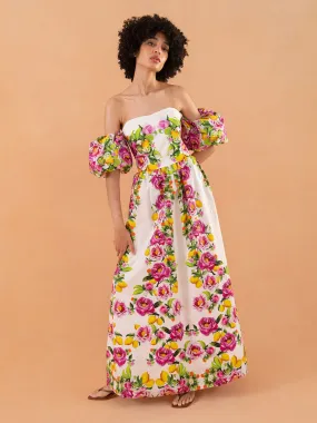 Juliet Cotton Maxi Dress - Peonia Pink Juliet Cotton Maxi Dress - Peonia Pink