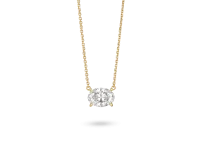 Lab-Grown Diamond 1ct. Oval Cut Pendant | White Lab-Grown Diamond 1ct. Oval Cut Pendant | White