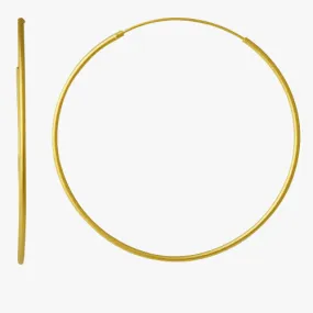 Large Endless Hoop Earrings Large Endless Hoop Earrings