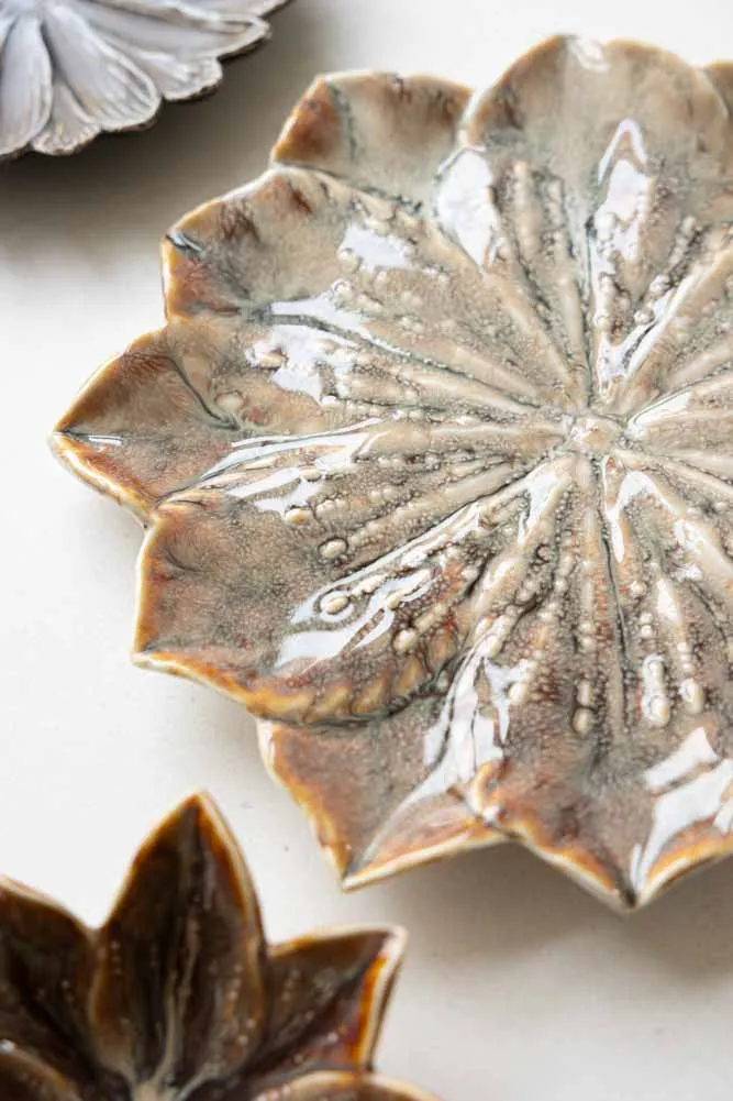 Large Lotus Flower Trinket Dish