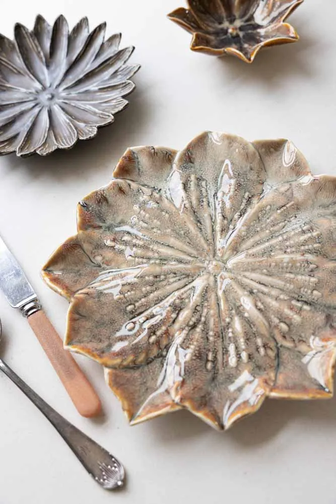 Large Lotus Flower Trinket Dish