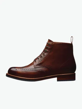 Leather Brogue Boot Leather Brogue Boot