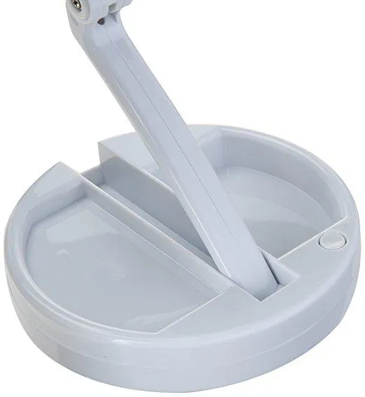 LED Lighted Folding Vanity Travel Mirror