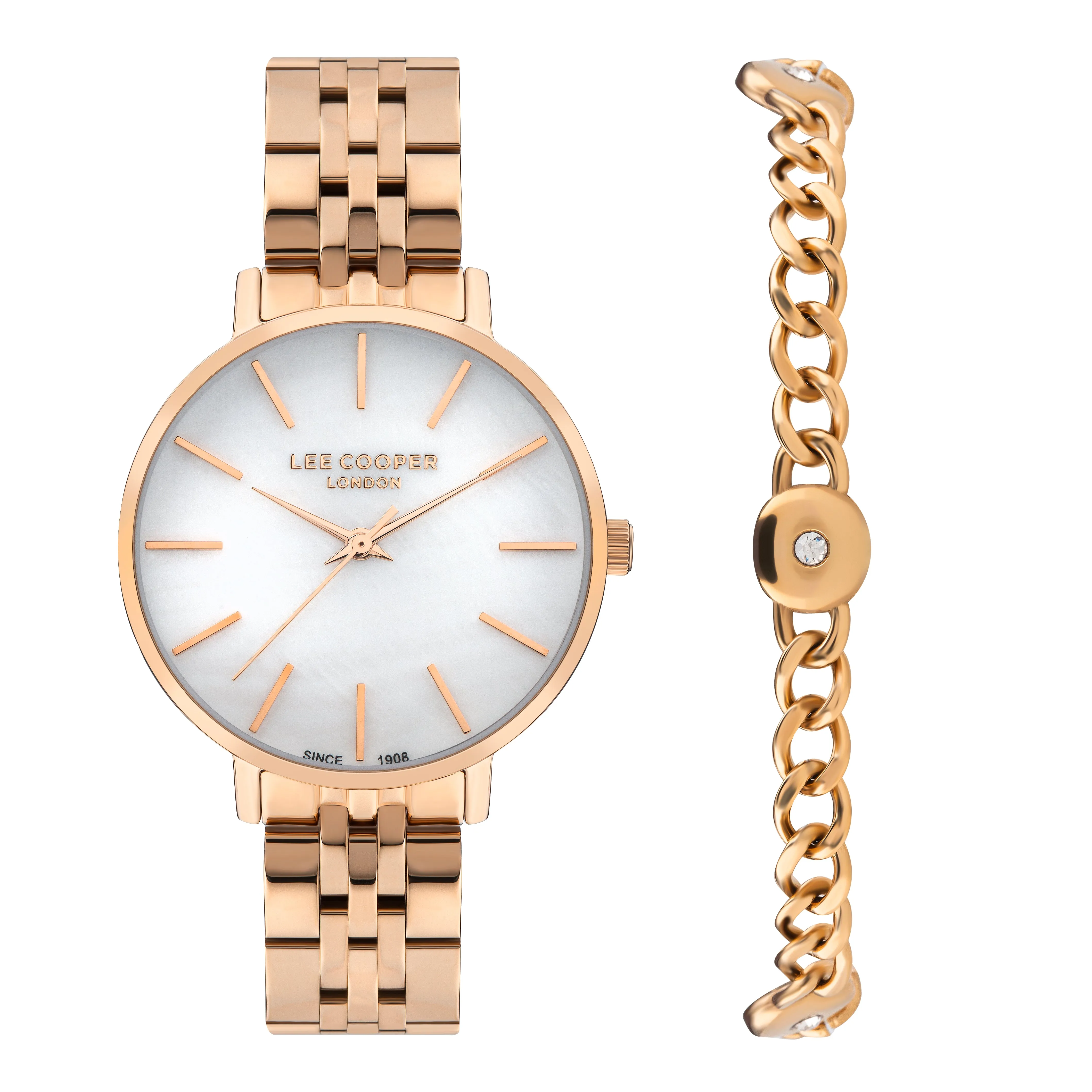 Lee Cooper LC07857.420 Women's Super Metal Rose Gold Watch