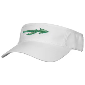 Legacy Kelly Green Spear Cool Fit Adjustable Visor - White Legacy Kelly Green Spear Cool Fit Adjustable Visor - White